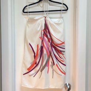 Vintage Gap dress. Creamy white with bold slashed of color worn once Size M